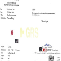 4.53 Ct. Ruby from Mozambique Scan Report