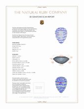 3.19 Ct. Ruby from Mozambique 3 D Scan Report