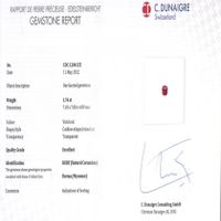 1.76 Ct. Ruby from Burma (Myanmar) Scan Report