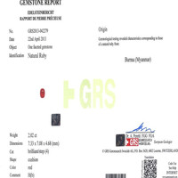 2.02 Ct. Ruby from Burma (Myanmar) Scan Report