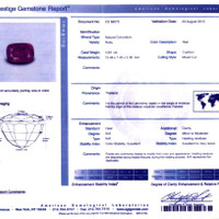 4.84 Ct. Ruby from Thailand (Siam) Scan Report