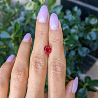 2.35 Ct. Ruby from Mozambique Life Style