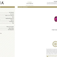 2.44 Ct. Ruby from Mozambique Scan Report