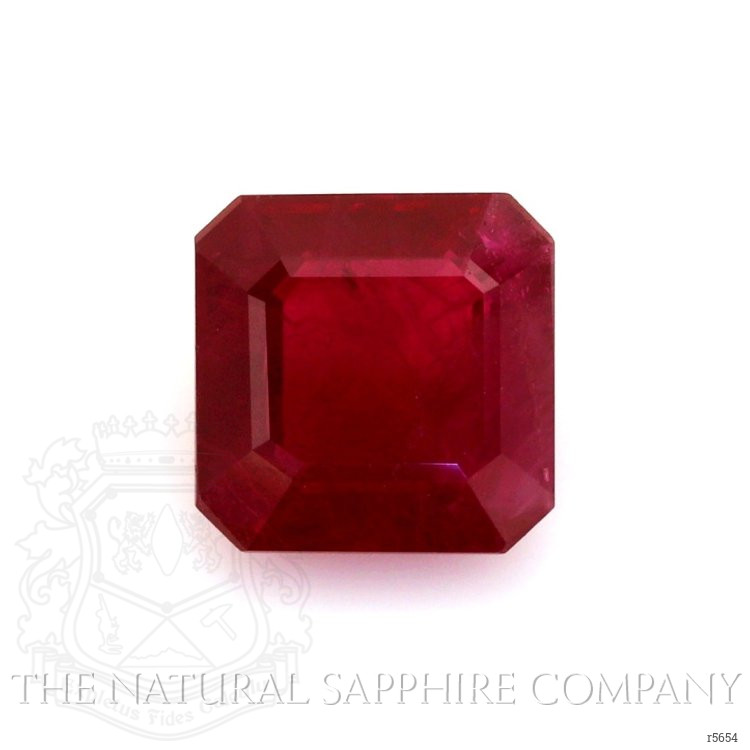 Loose Ruby - Asscher / Octagon 2.92 Ct. - #R5654 | The Natural Ruby Company