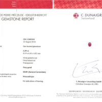 2.09 Ct. Ruby from Mozambique Scan Report