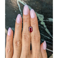 2.43 Ct. Ruby from Mozambique Life Style