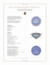 1.35 Ct. Ruby from Madagascar 3 D Scan Report