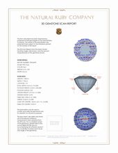 2.80 Ct. Ruby from Burma (Myanmar) 3 D Scan Report