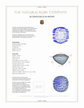 0.65 Ct. Ruby from Burma (Myanmar) 3 D Scan Report