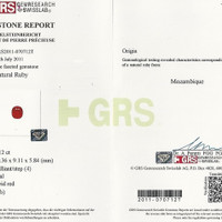 5.12 Ct. Ruby from Mozambique Scan Report