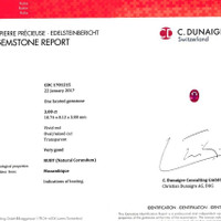 3.00 Ct. Ruby from Mozambique Scan Report