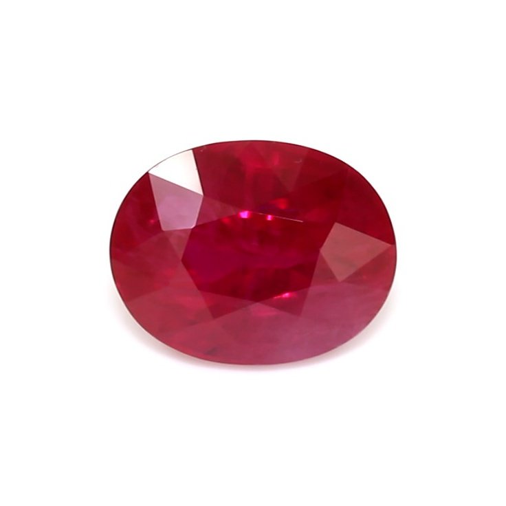 Loose Pinkish Red Ruby - Oval 3.08 Ct. - #R7545 | The Natural Ruby