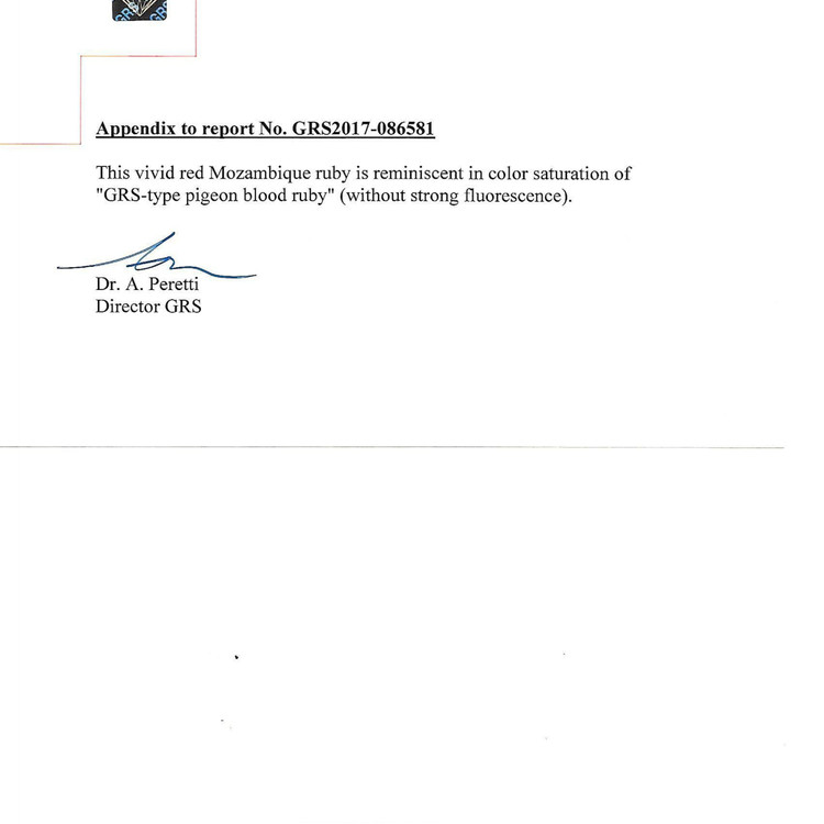 4.52 Ct. Ruby from Mozambique