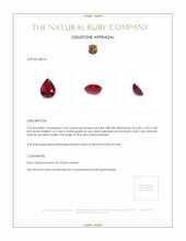 1.64 Ct. Ruby from Mozambique Appraisal