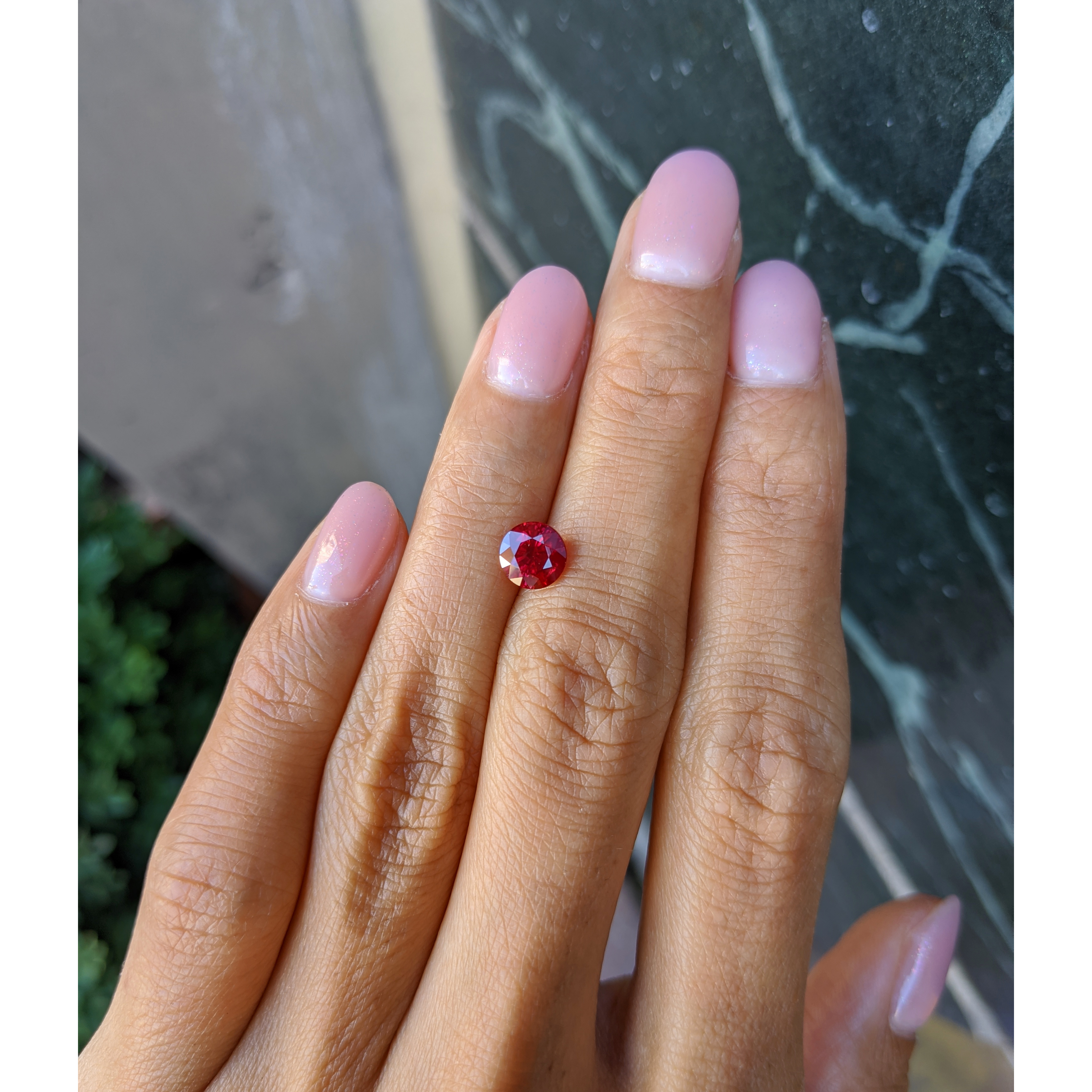 Loose Purplish Red Ruby - Round 1.51 Ct. - #R8218 | The Natural