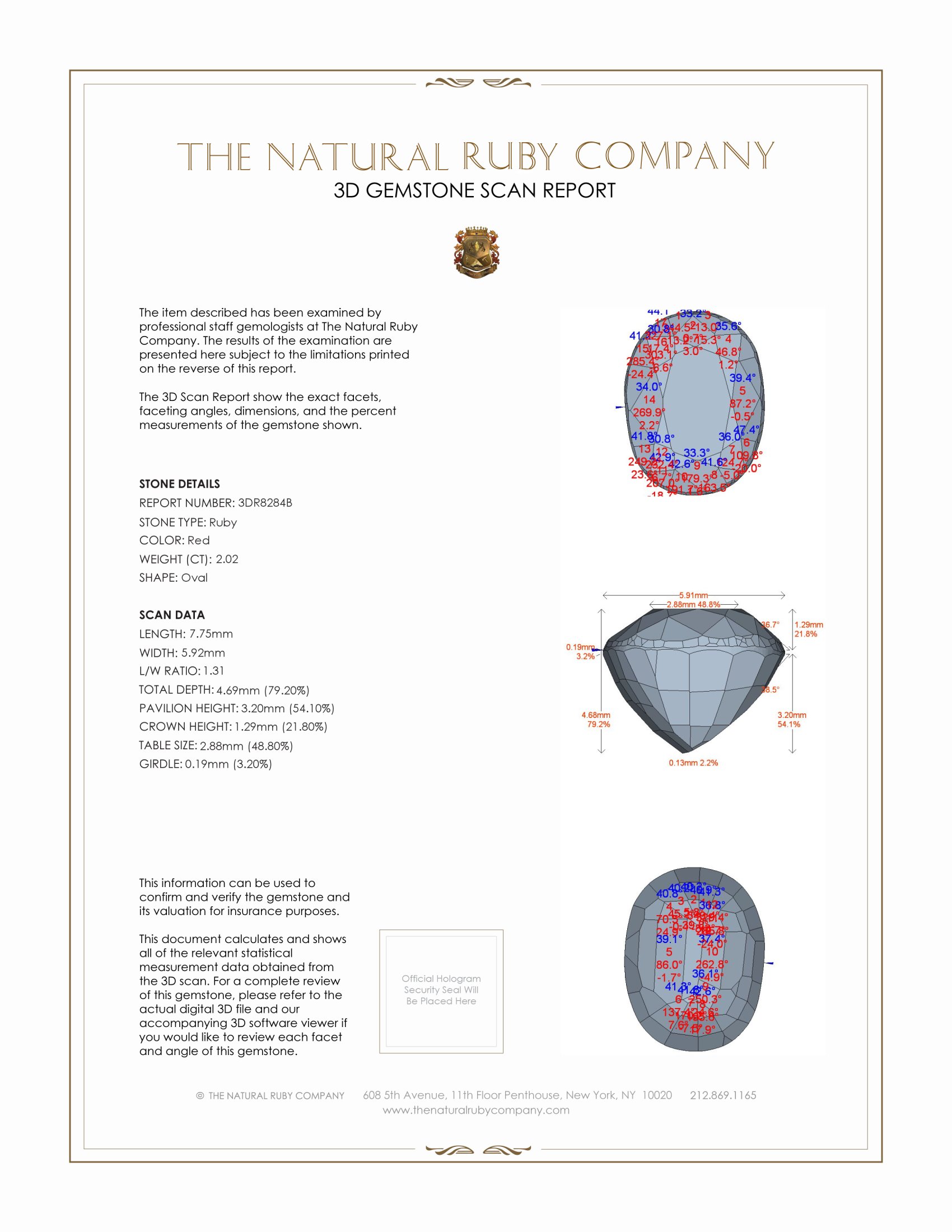 2.02 Ct. Ruby from Mozambique