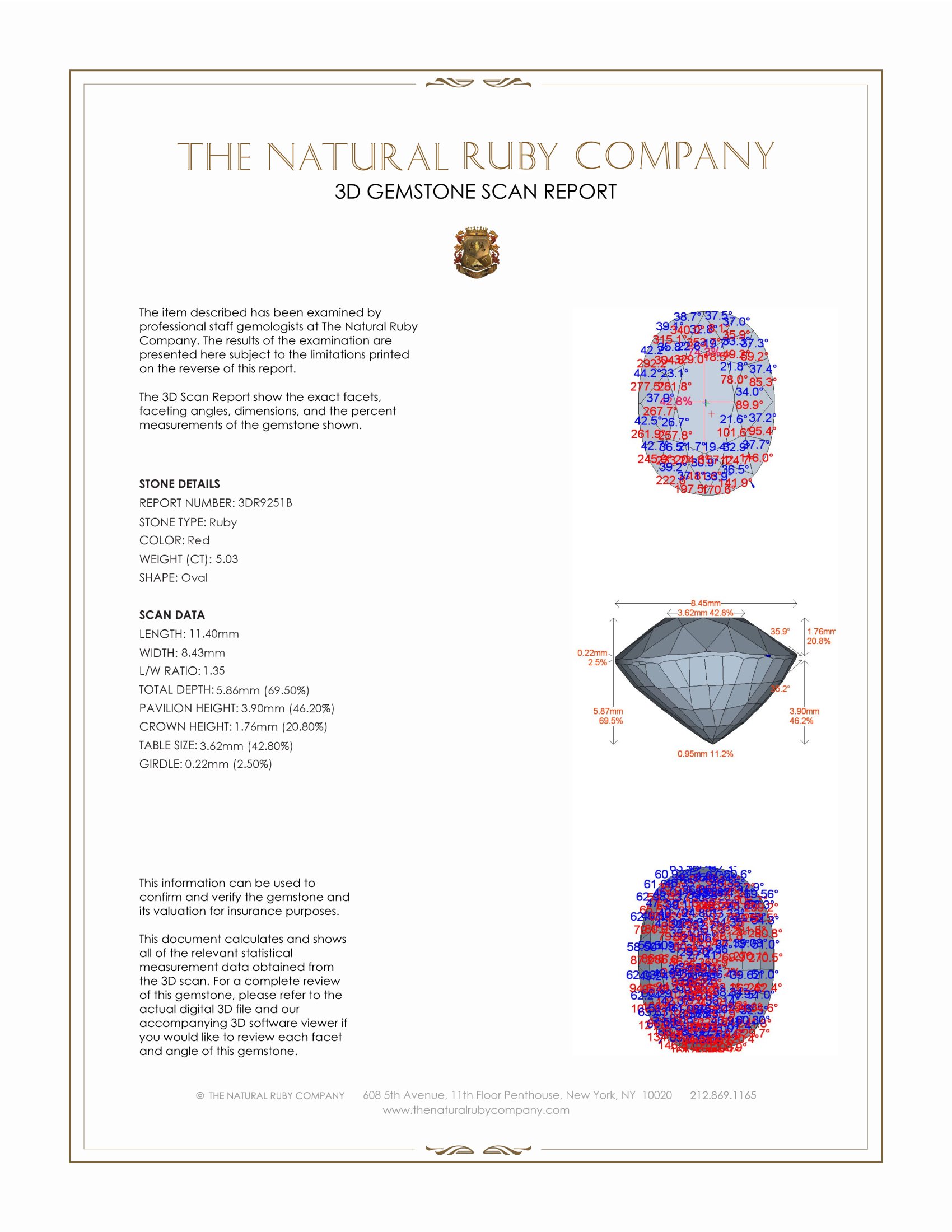 5.03 Ct. Ruby from Burma (Myanmar)