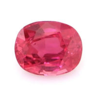 Antique Style Ruby Ring 1.20 Ct., 14K White Gold Combination Stone
