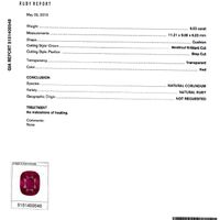 6.03 Ct. Ruby from Mozambique Scan Report