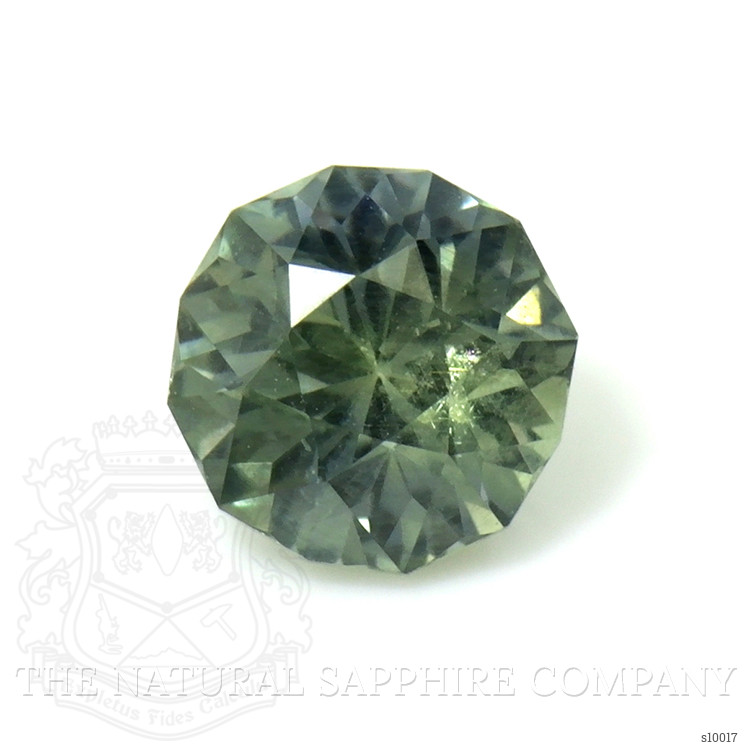 0.58 Ct. Bluish Green Sapphire from Ceylon (Sri Lanka)