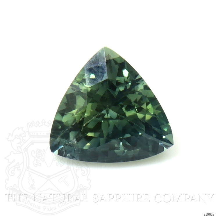 0.61 Ct. Bluish Green Sapphire from Ceylon (Sri Lanka)