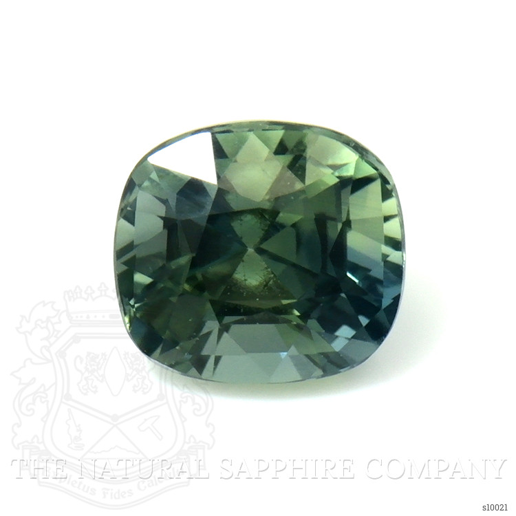 0.91 Ct. Bluish Green Sapphire from Ceylon (Sri Lanka)
