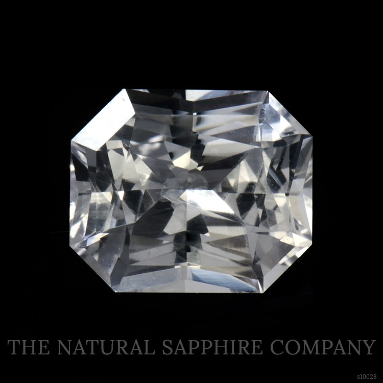 1.85 Ct. White Sapphire from Ceylon (Sri Lanka)