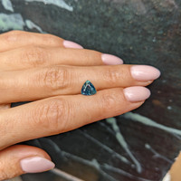 2.16 Ct. Bluish Green Sapphire from Ceylon (Sri Lanka) Life Style