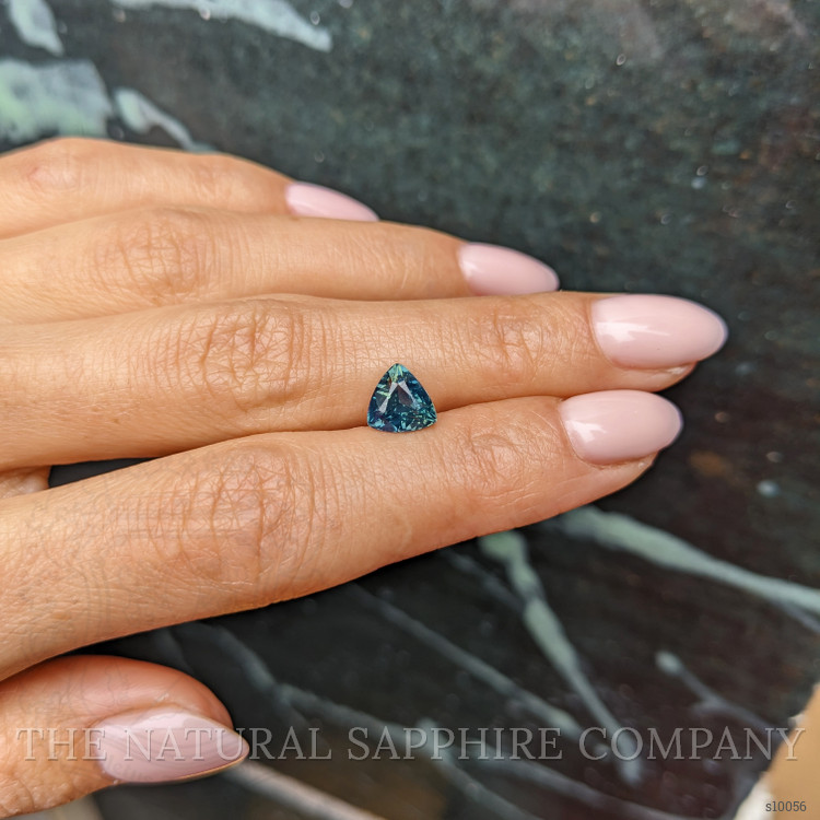 2.16 Ct. Bluish Green Sapphire from Ceylon (Sri Lanka)