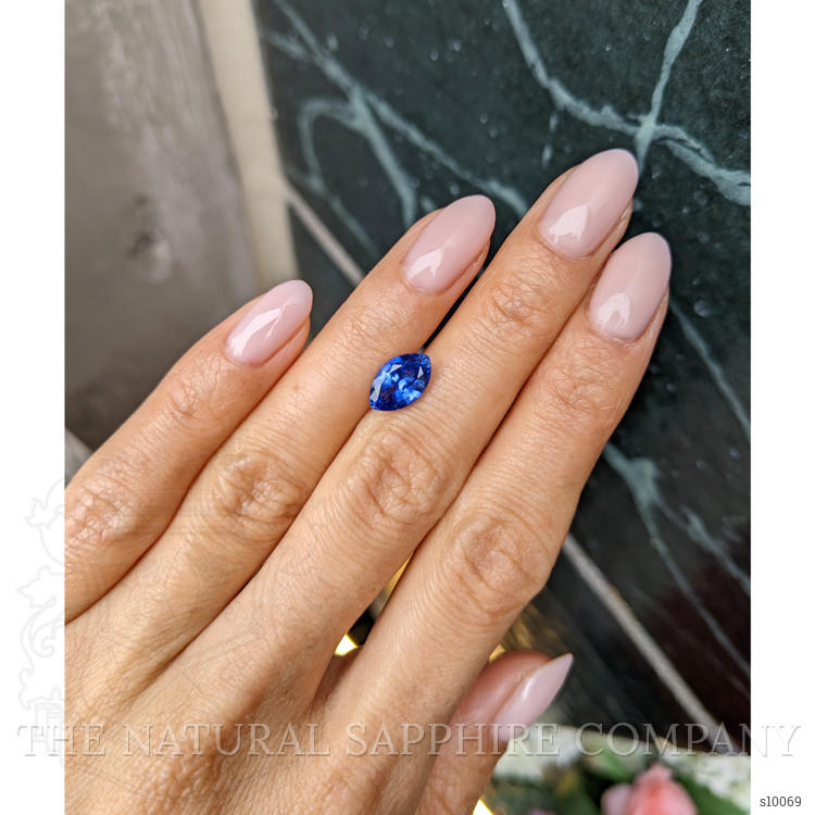 2.78 Ct. Blue Sapphire from Ceylon (Sri Lanka)
