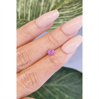 0.63 Ct. Pink Sapphire from Ceylon (Sri Lanka) Life Style