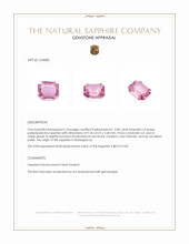 3.08 Ct. Padparadscha Sapphire from Madagascar Appraisal