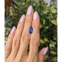 2.47 Ct. Blue Sapphire from Ceylon (Sri Lanka) Life Style