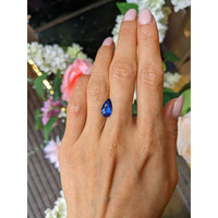 2.47 Ct. Blue Sapphire from Ceylon (Sri Lanka) Life Style