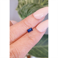 0.46 Ct. Blue Sapphire from Ceylon (Sri Lanka) Life Style
