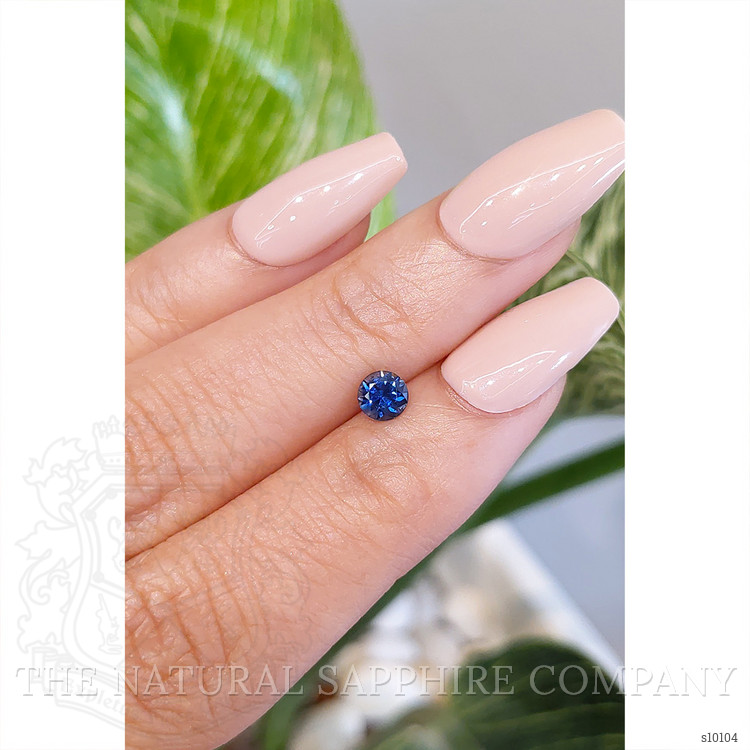 0.46 Ct. Blue Sapphire from Ceylon (Sri Lanka)