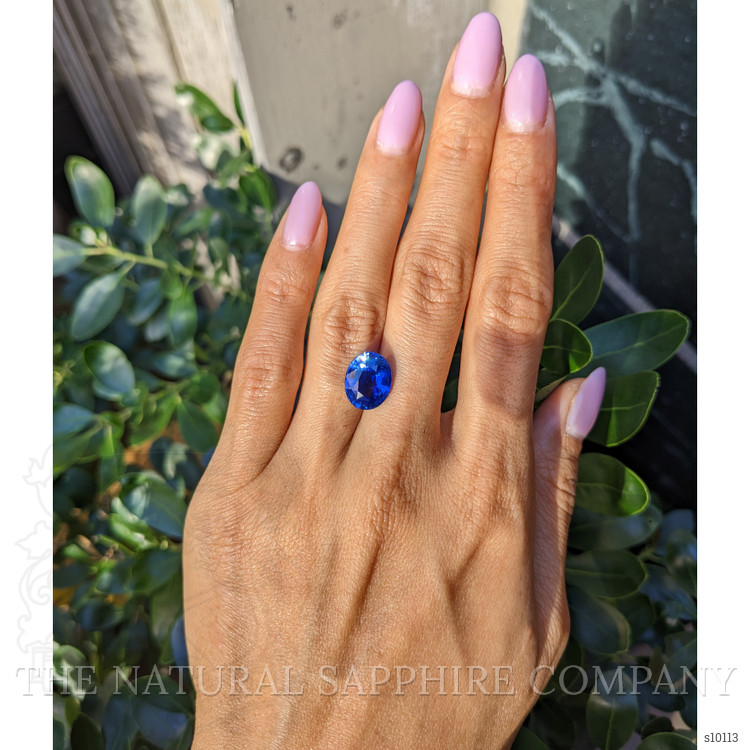 6.29 Ct. Blue Sapphire from Madagascar