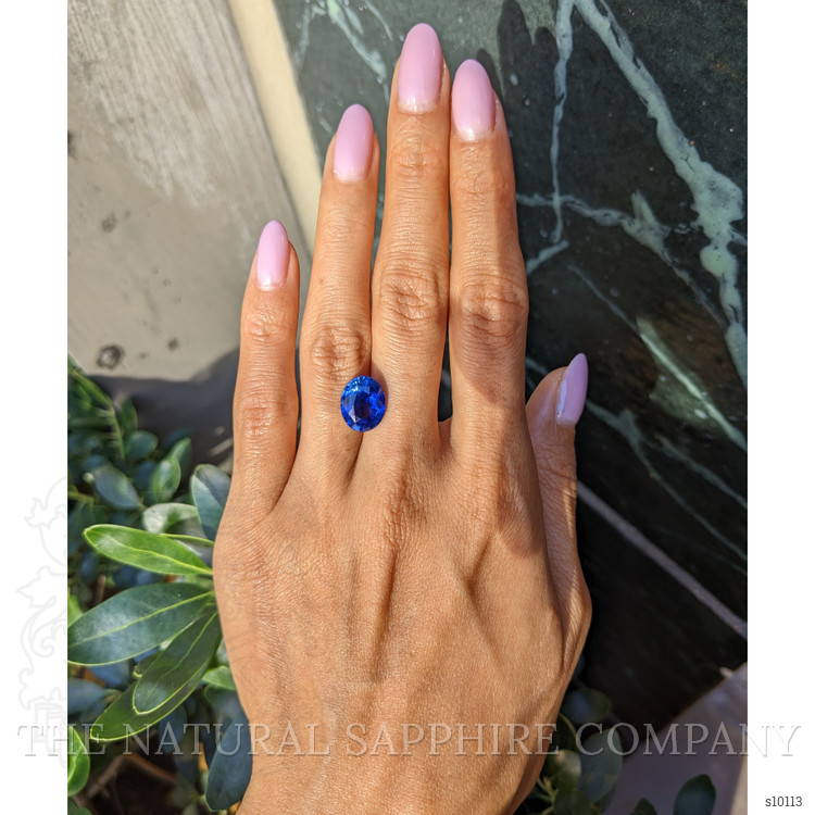 6.29 Ct. Blue Sapphire from Madagascar