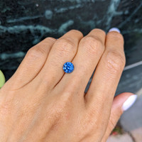 1.17 Ct. Blue Sapphire from Ceylon (Sri Lanka) Life Style