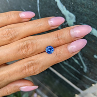 1.50 Ct. Blue Sapphire from Ceylon (Sri Lanka) Life Style