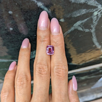 4.09 Ct. Pink Sapphire from Ceylon (Sri Lanka) Life Style