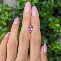 3.07 Ct. Pink Sapphire from Madagascar Life Style