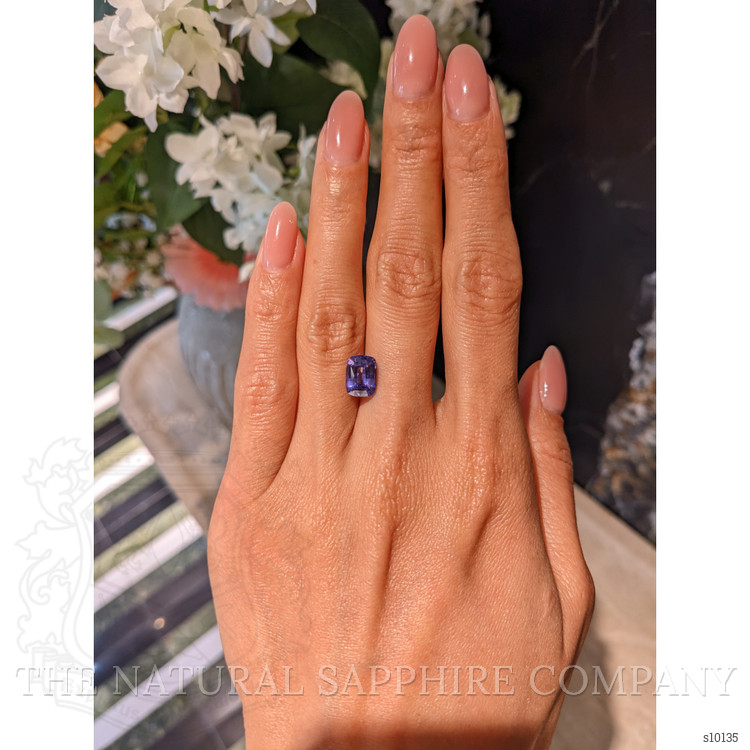 3.10 Ct. Purple Sapphire from Ceylon (Sri Lanka)