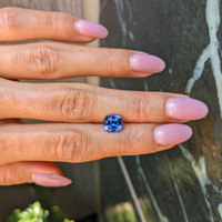 2.54 Ct. Blue Sapphire from Ceylon (Sri Lanka) Life Style