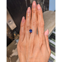 2.54 Ct. Blue Sapphire from Ceylon (Sri Lanka) Life Style