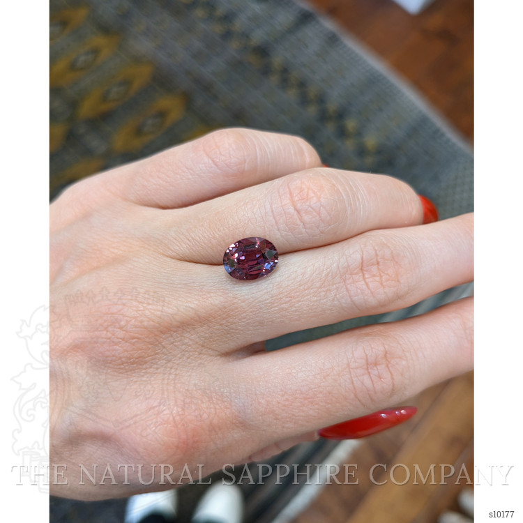 3.61 Ct. Pinkish Purple Sapphire from Ceylon (Sri Lanka)