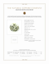 1.01 Ct. Yellow Sapphire from Ceylon (Sri Lanka) Scan Report