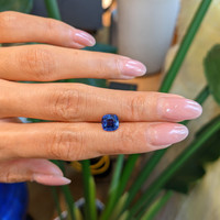 2.54 Ct. Blue Sapphire from Ceylon (Sri Lanka) Life Style