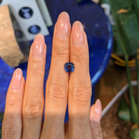 2.54 Ct. Blue Sapphire from Ceylon (Sri Lanka) Life Style