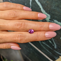 1.66 Ct. Pink Sapphire from Ceylon (Sri Lanka) Life Style